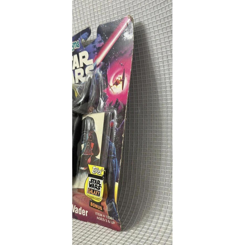 1994 Just Toys Star Wars Bend-Ems Darth Vader Action Figure & Trading Cards NIP - Picture 3 of 6